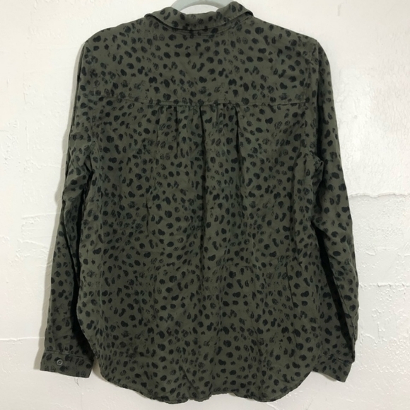 Cloth and Stone Leopard Print Button up Shirt - Picture 3 of 4